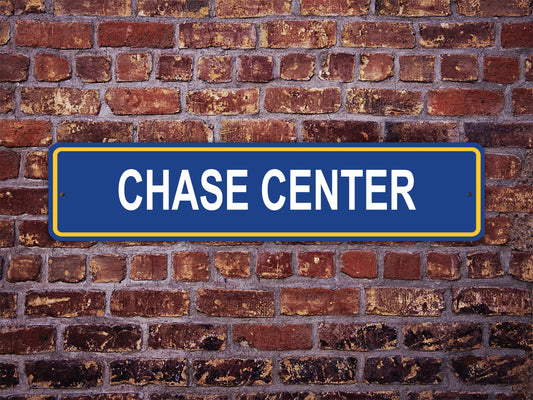 Chase Center Street Sign Golden State Warriors Basketball