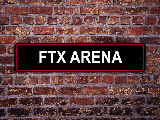 FTX Arena Street Sign Miami Heat Basketball