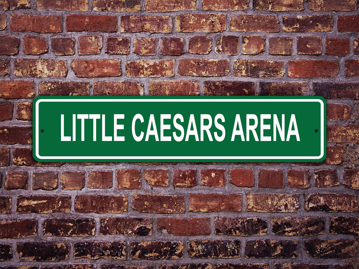 Little Caesars Arena Street Sign Detroit Pistons Basketball