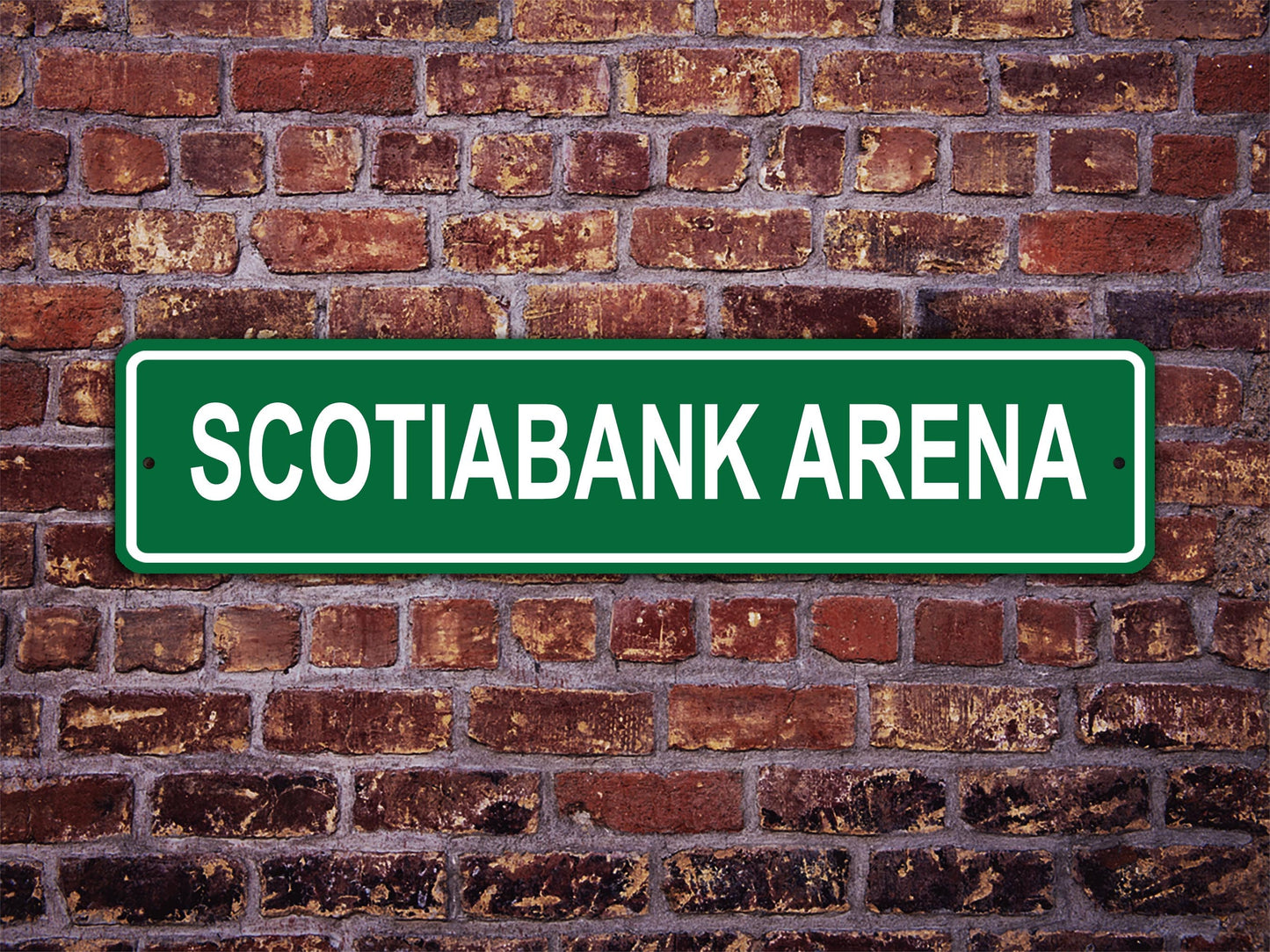 Scotiabank Arena Street Sign Toronto Raptors Basketball