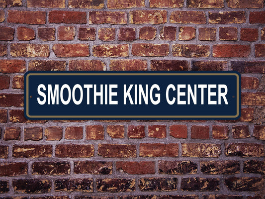 Smoothie King Center Street Sign New Orleans Pelicans Basketball
