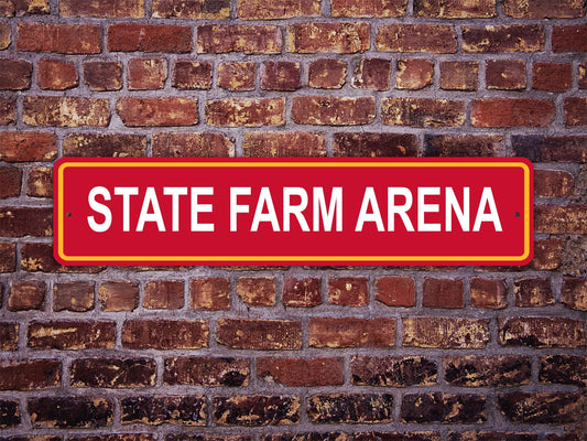 State Farm Arena Street Sign Atlanta Hawks Basketball