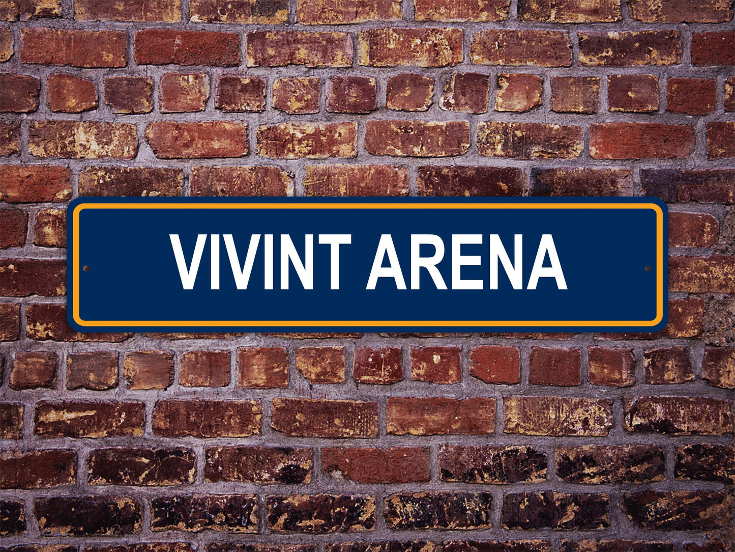 Vivint Arena Street Sign Utah Jazz Basketball