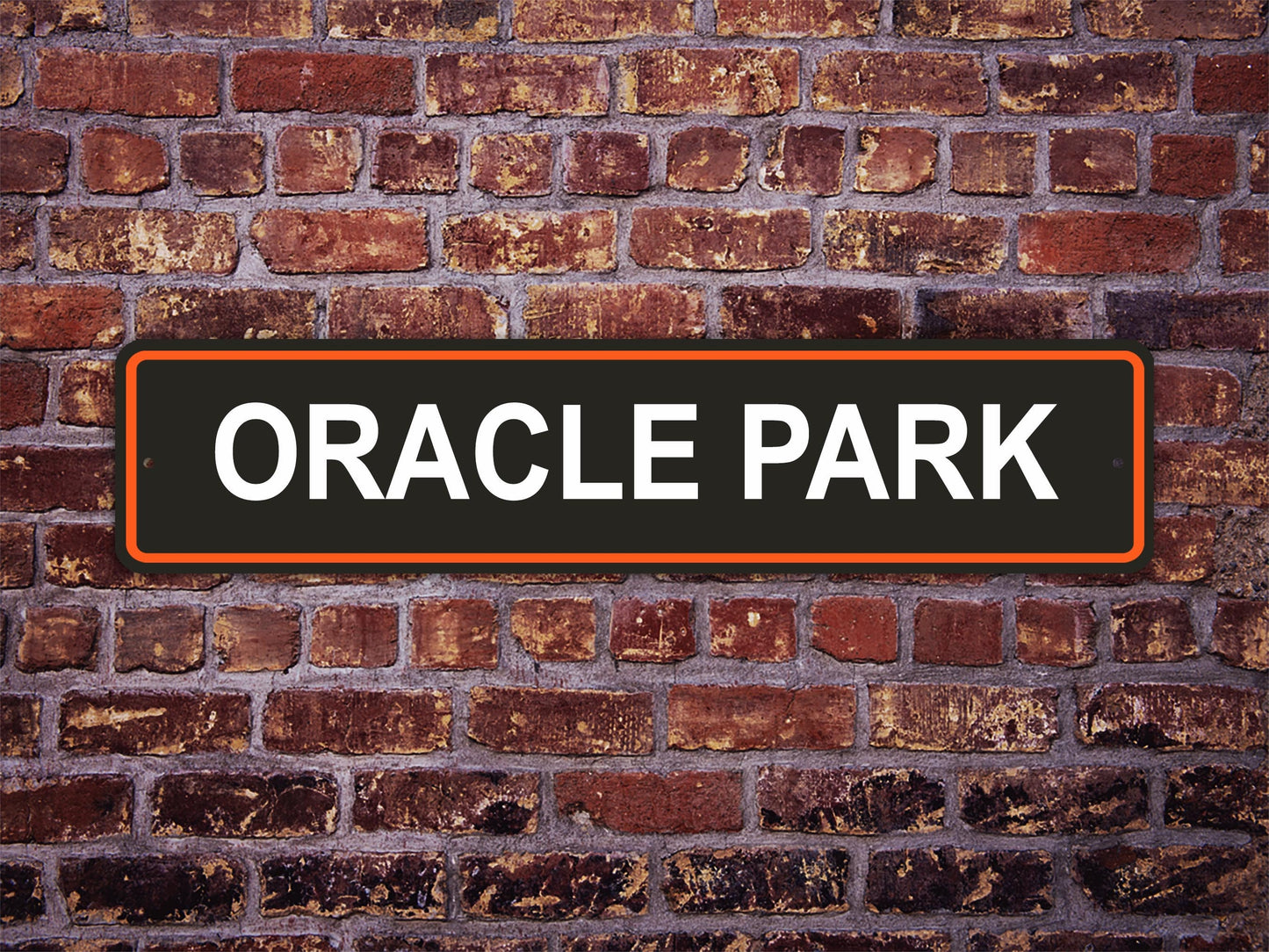 Oracle Park Stadium Street Sign San Francisco Giants Baseball Road