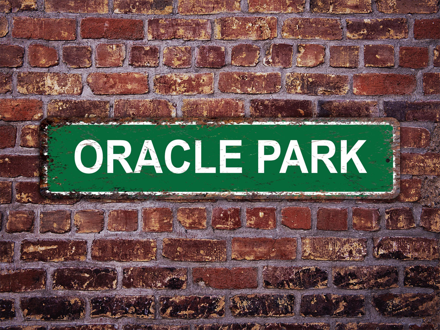 Oracle Park Stadium Street Sign San Francisco Giants Baseball Road