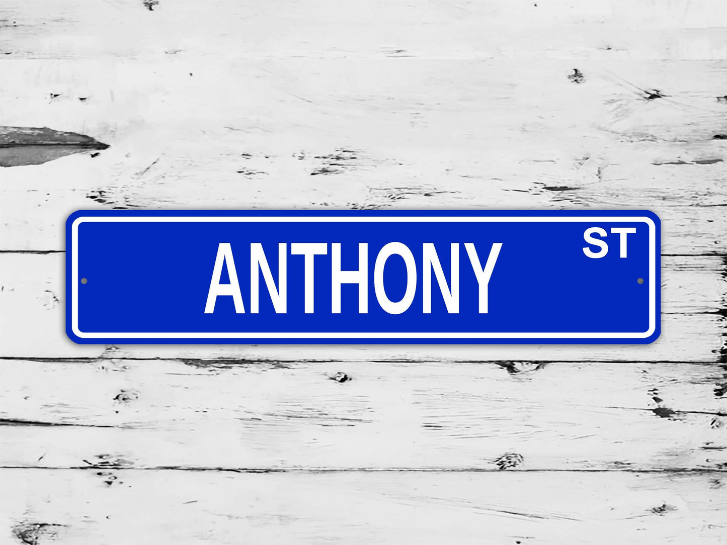 Anthony Street Sign Personalized Custom Name Gift