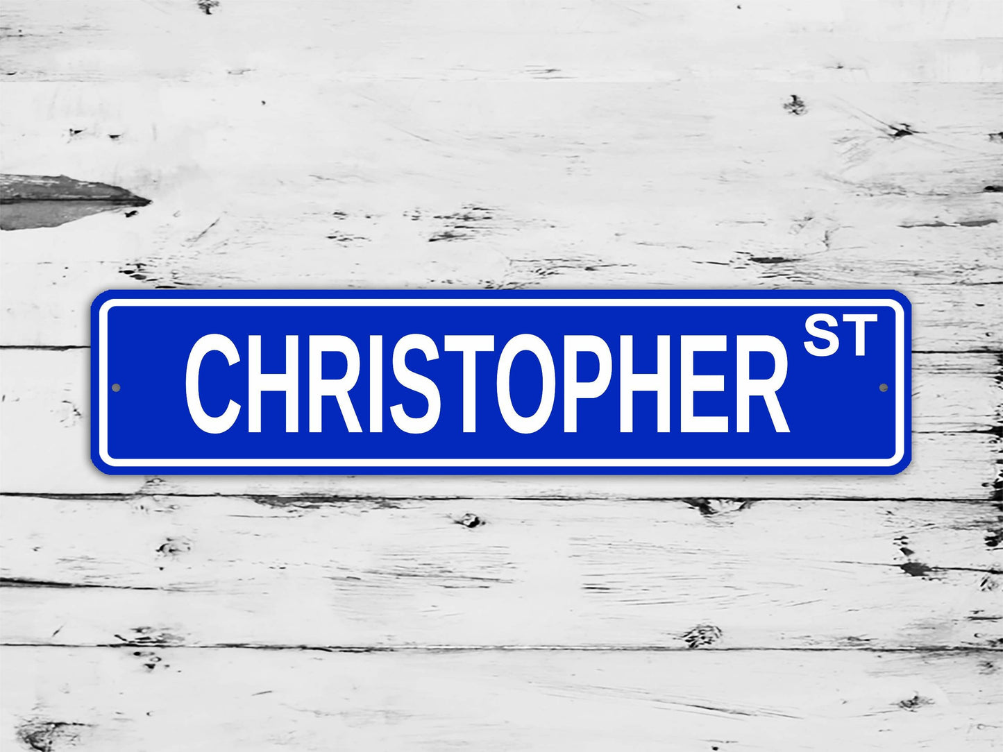 Christopher Street Sign Personalized Custom Name Gift