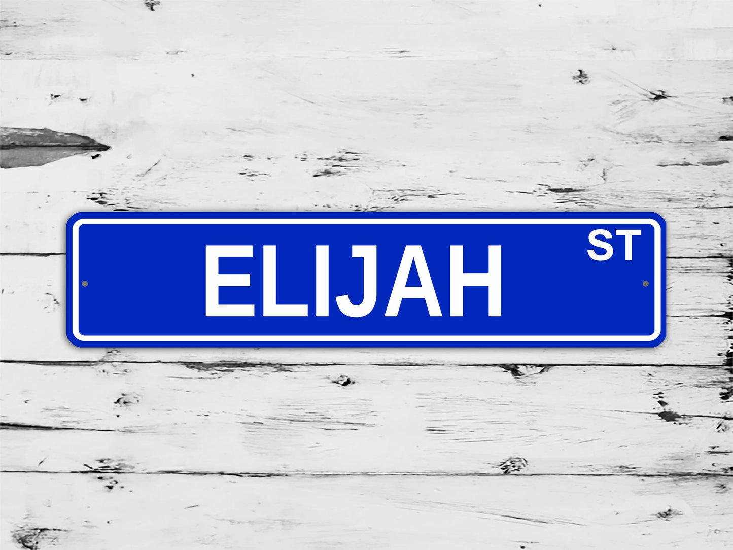 Elijah Street Sign Personalized Custom Name Gift