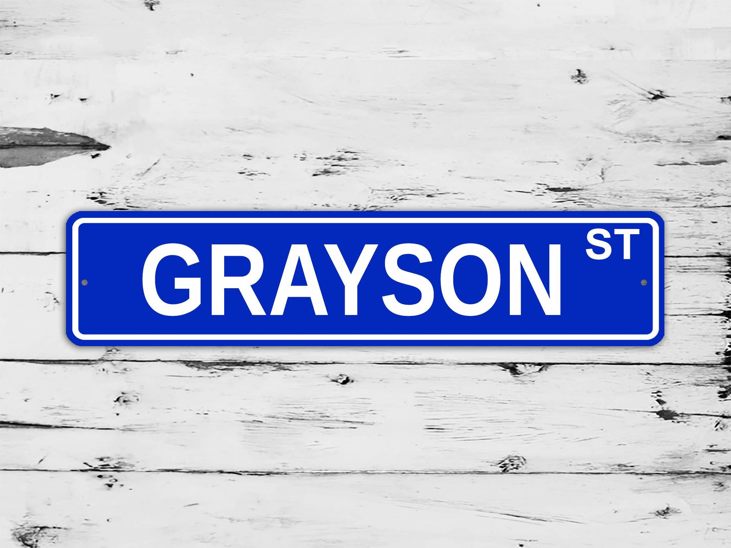 Grayson Street Sign Personalized Custom Name Gift