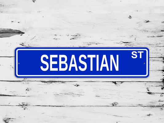 Sebastian Street Sign Personalized Custom Name Gift