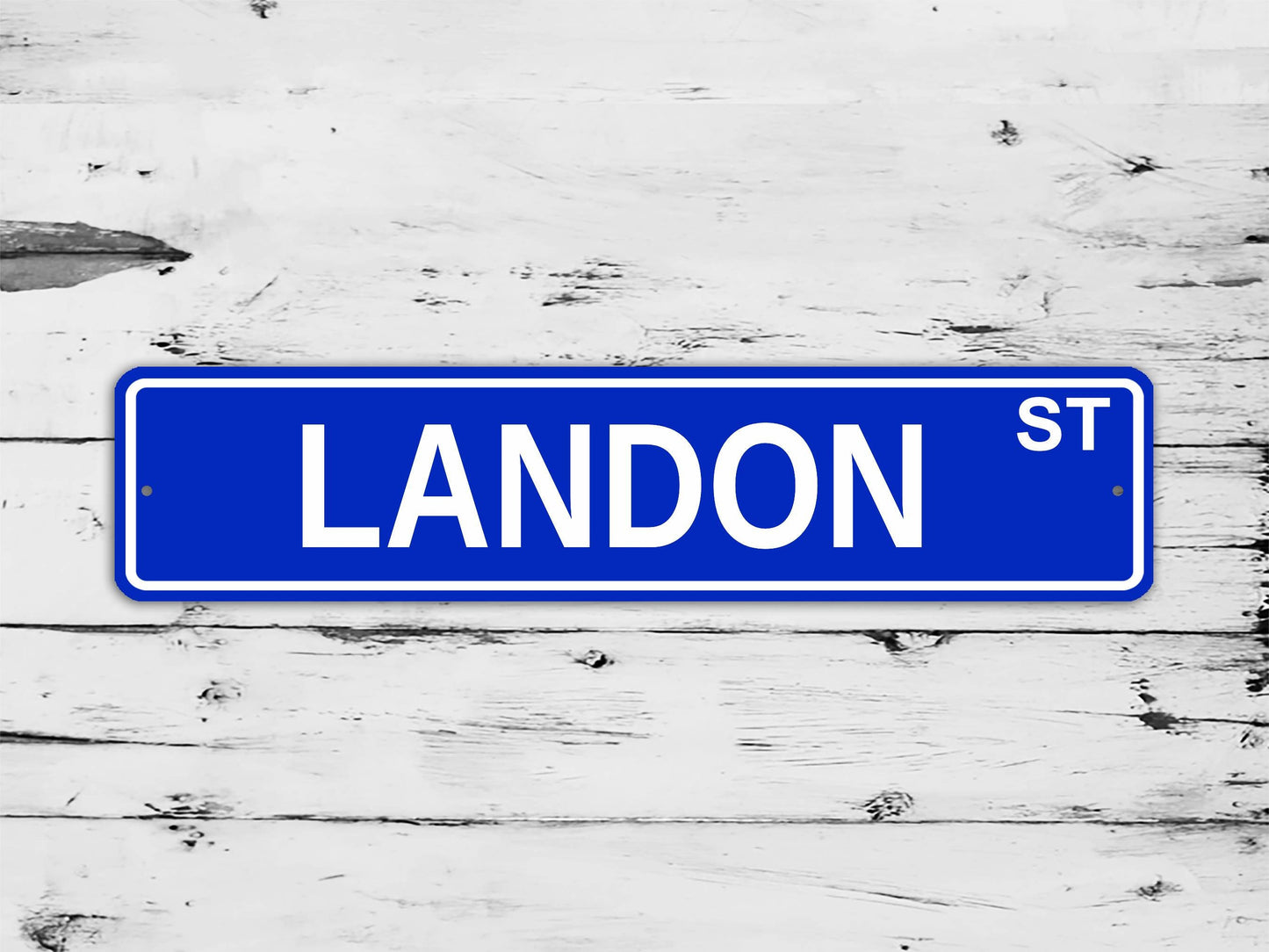 Landon Street Sign Personalized Custom Name Gift