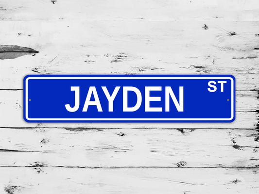 Jayden Street Sign Personalized Custom Name Gift