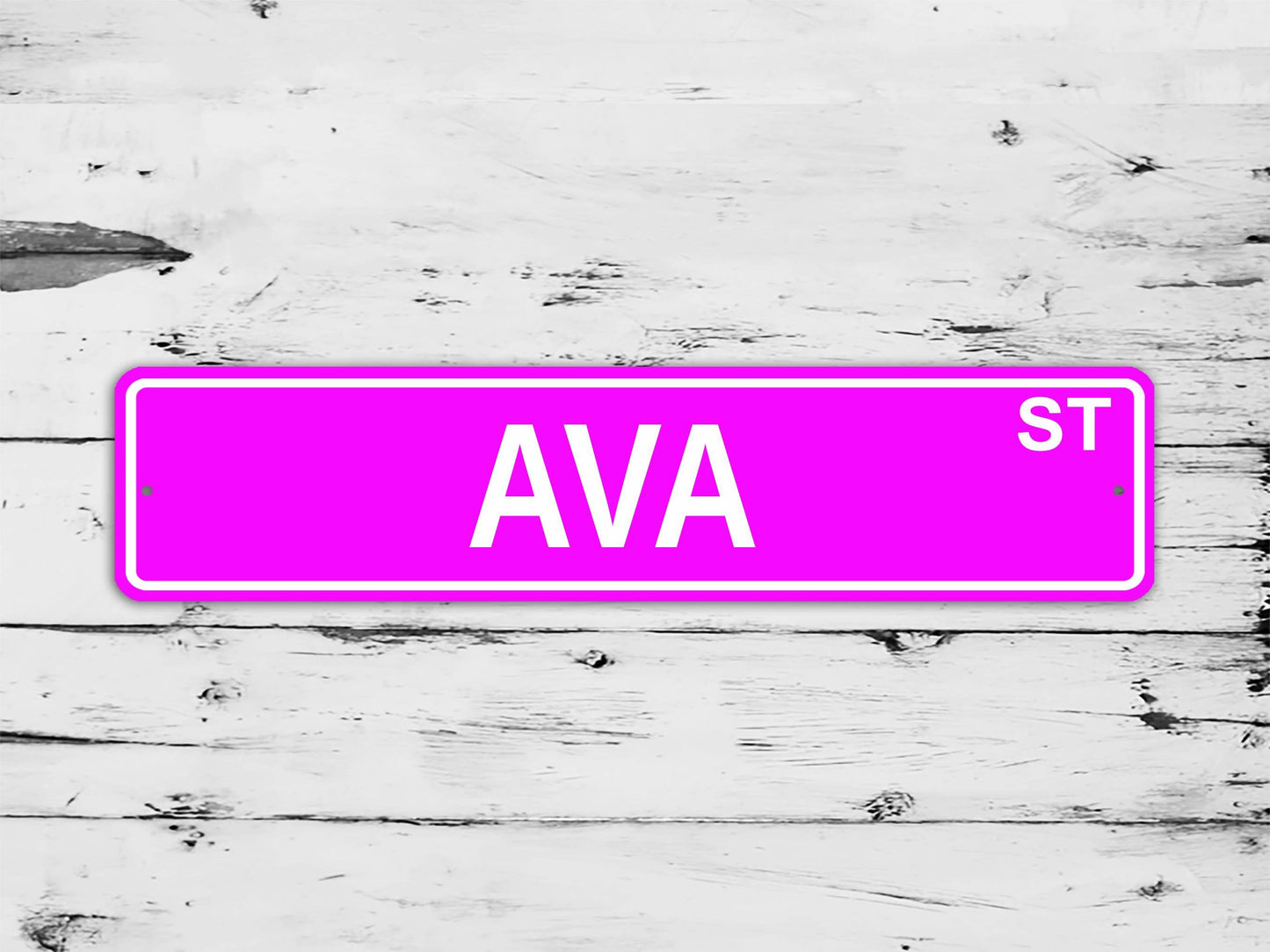 Ava Street Sign Personalized Custom Name Gift