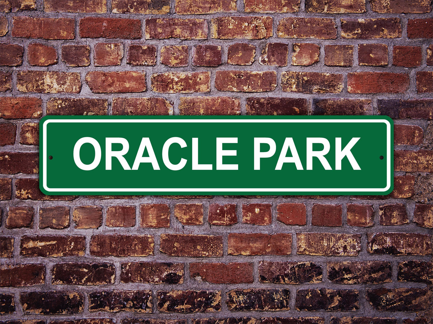 Oracle Park Stadium Street Sign San Francisco Giants Baseball Road