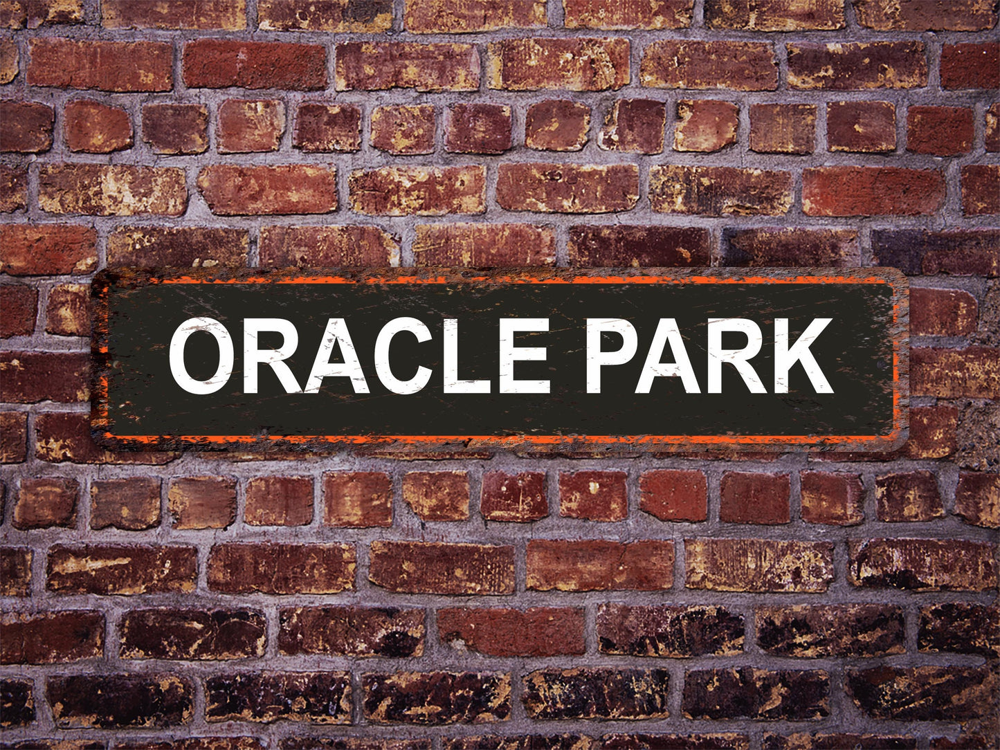 Oracle Park Stadium Street Sign San Francisco Giants Baseball Road