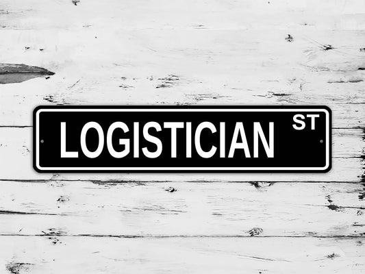 Logistician Street Sign