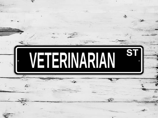 Veterinarian Street Sign