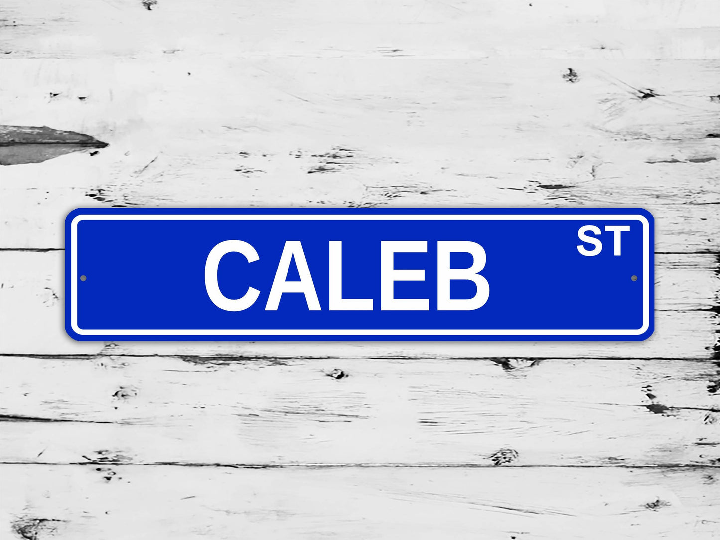 Caleb Street Sign Personalized Custom Name Gift