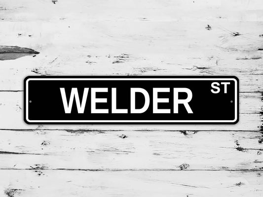 Welder Street Sign
