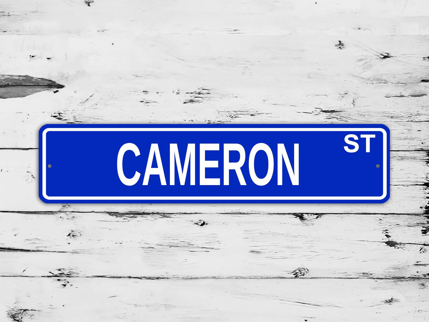 Cameron Street Sign Personalized Custom Name Gift