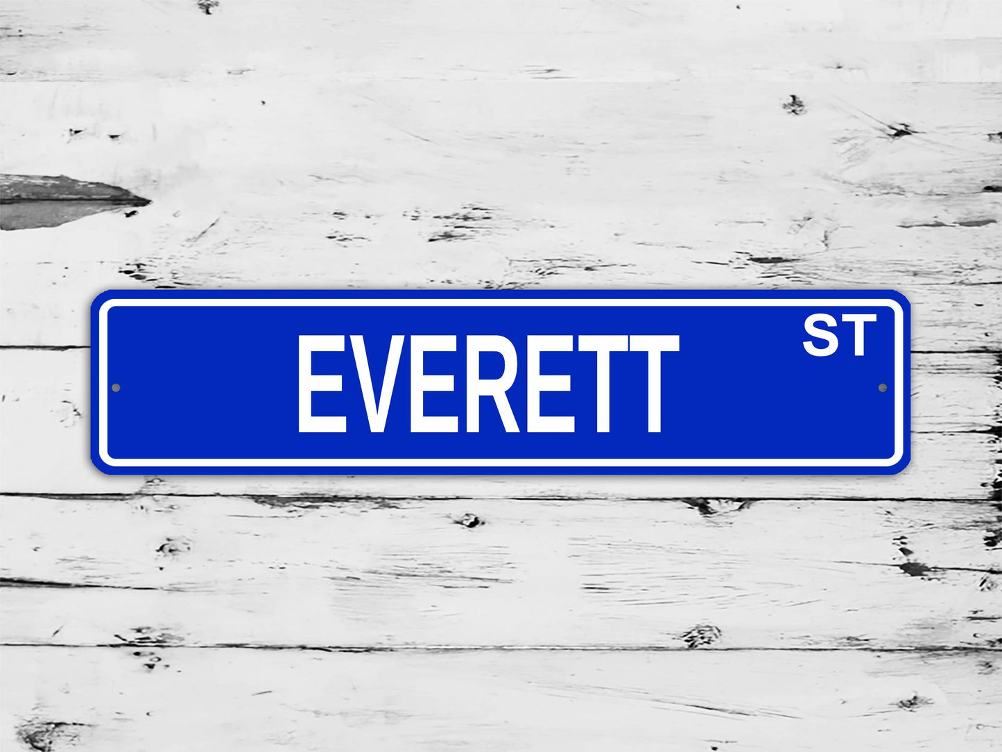 Everett Street Sign Personalized Custom Name Gift