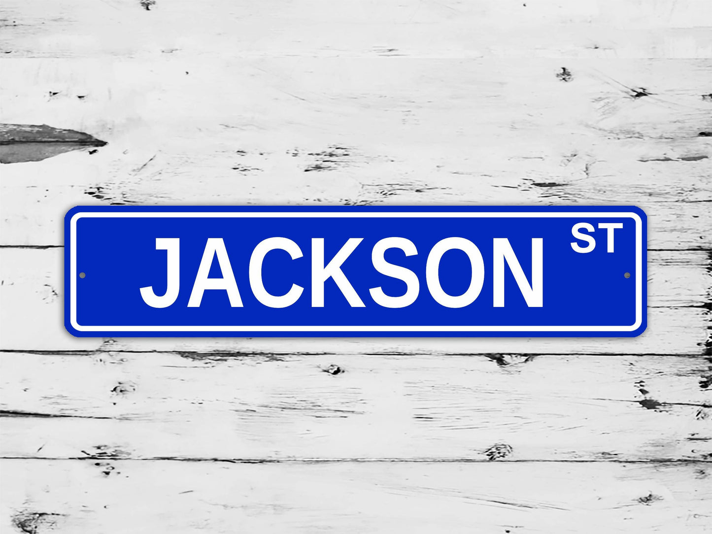 Jackson Street Sign Personalized Custom Name Gift