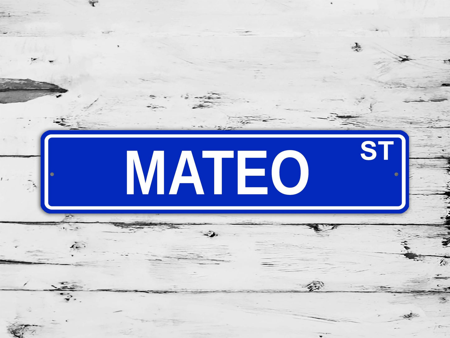 Mateo Street Sign Personalized Custom Name Gift