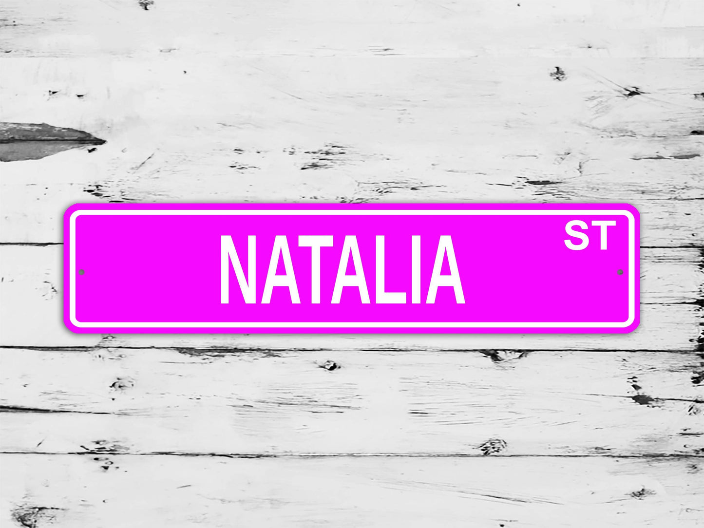 Natalia Street Sign Personalized Custom Name Gift