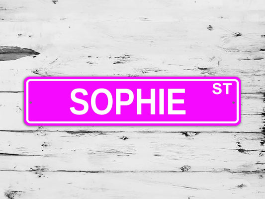 Sophie Street Sign Personalized Custom Name Gift