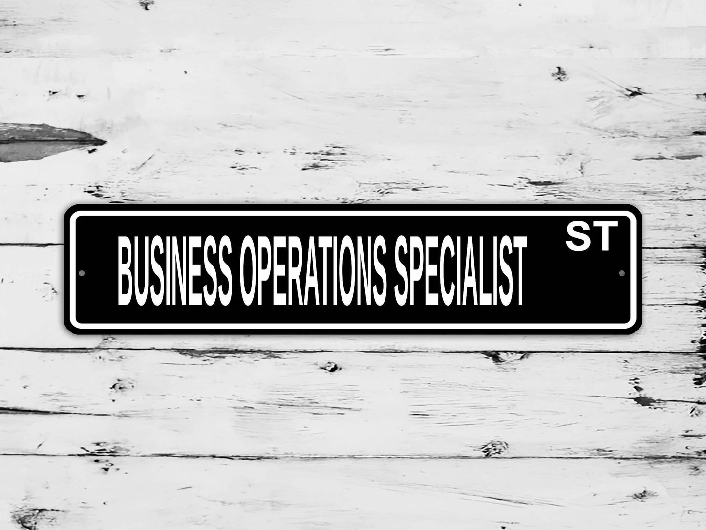 Business Operations Specialist Street Sign