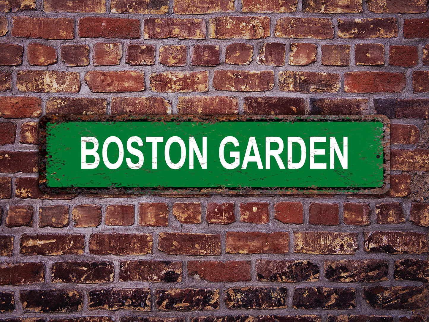 Boston Garden Street Sign Boston Celtics Bruins Basketball Hockey