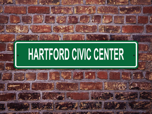 Hartford Civic Center Street Sign UCONN Wolf Pack