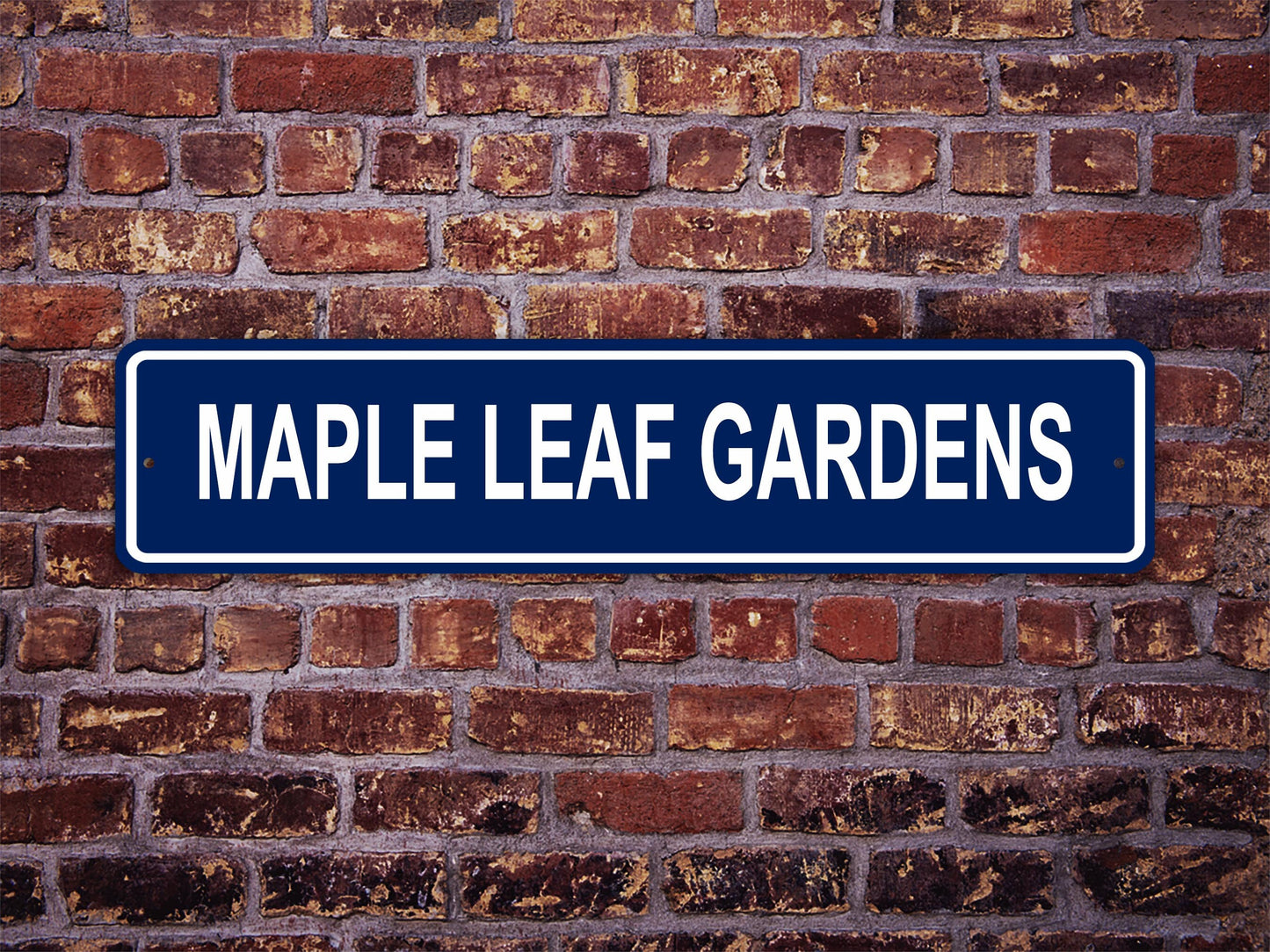 Maple Leaf Gardens Street Sign Toronto Maple Leafs