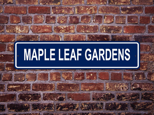 Maple Leaf Gardens Street Sign Toronto Maple Leafs