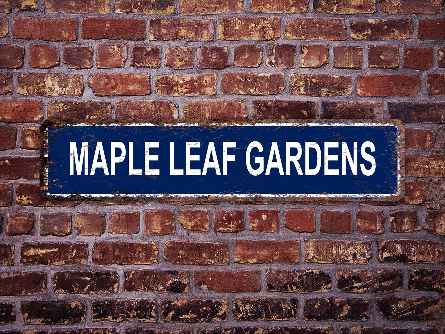 Maple Leaf Gardens Street Sign Toronto Maple Leafs