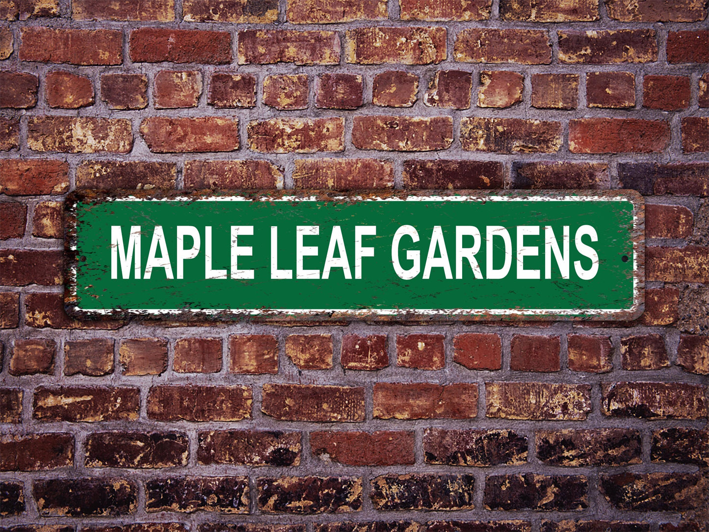 Maple Leaf Gardens Street Sign Toronto Maple Leafs