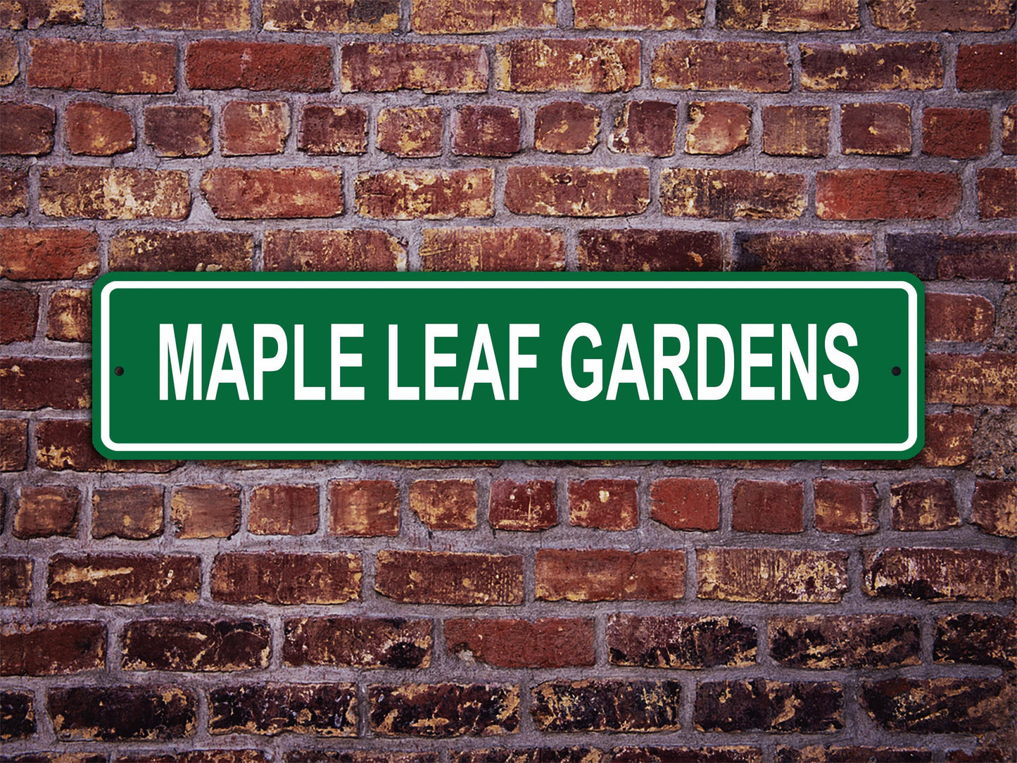 Maple Leaf Gardens Street Sign Toronto Maple Leafs