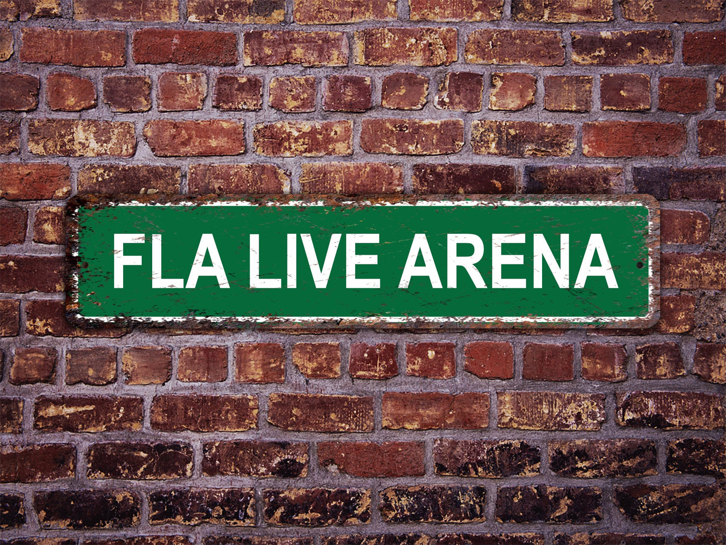 FLA Live Arena Street Sign Florida Panthers