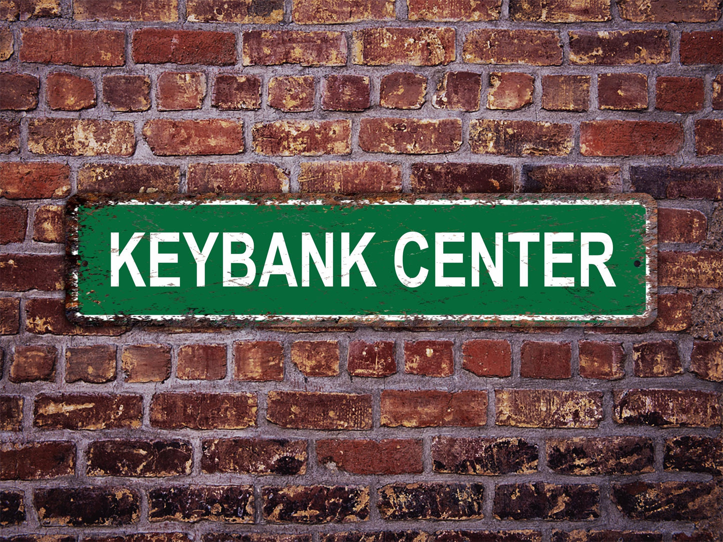 KeyBank Center Street Sign Buffalo Sabres