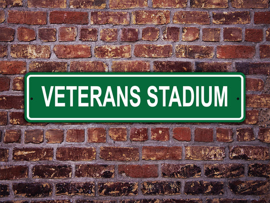 Veterans Stadium Street Sign Philadelphia Eagles Phillies Baseball Football