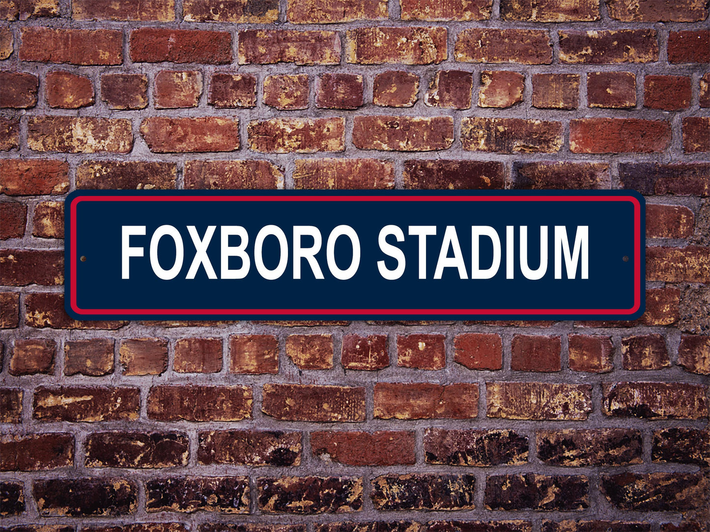 Foxboro Stadium Street Sign New England Patriots Football