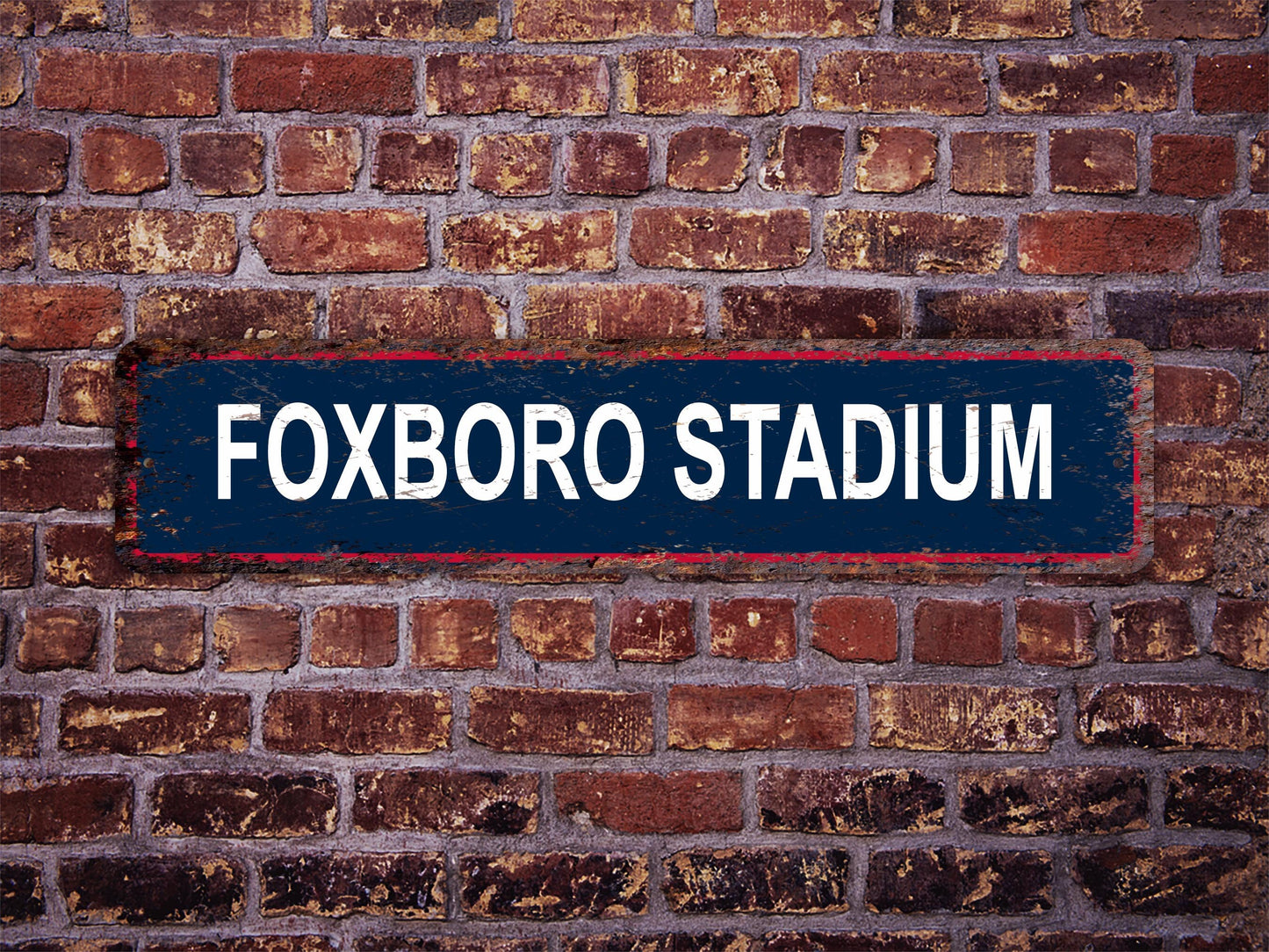 Foxboro Stadium Street Sign New England Patriots Football