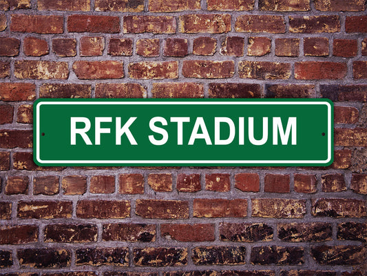 RFK Stadium Street Sign Washington Football