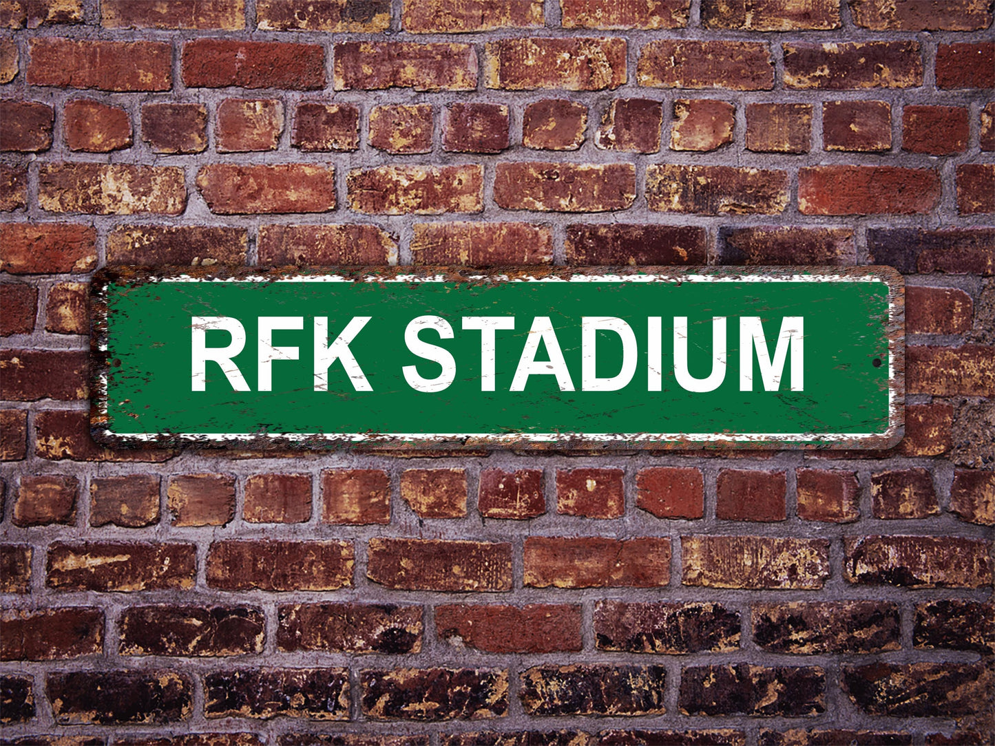 RFK Stadium Street Sign Washington Football