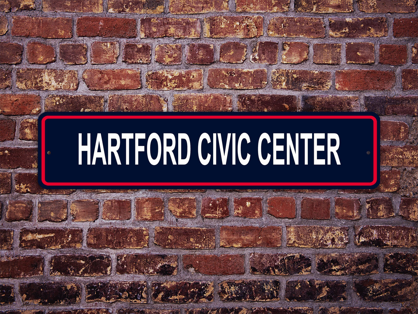 Hartford Civic Center Street Sign UCONN Wolf Pack