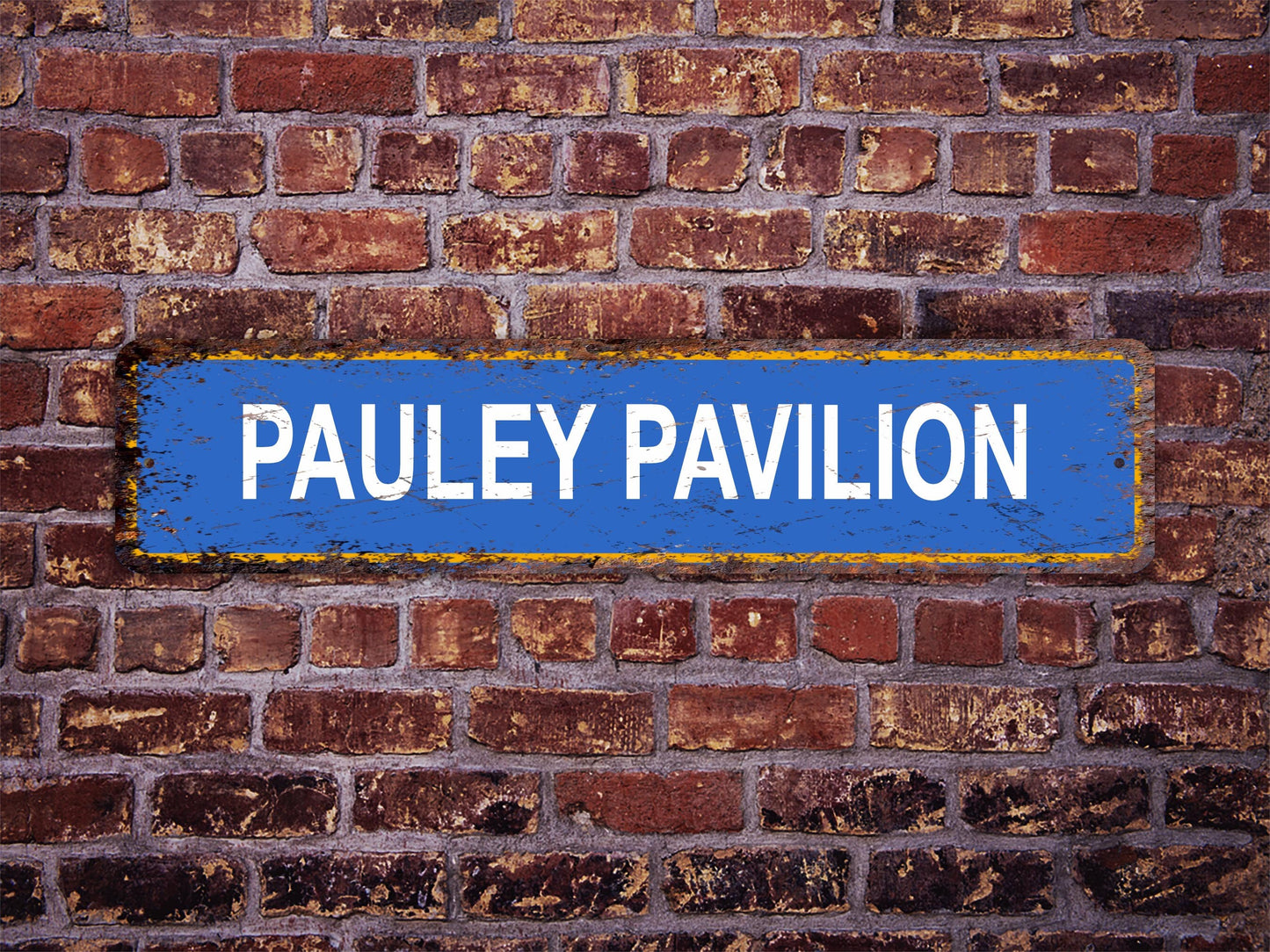 Pauley Pavilion Street Sign UCLA Bruins Basketball