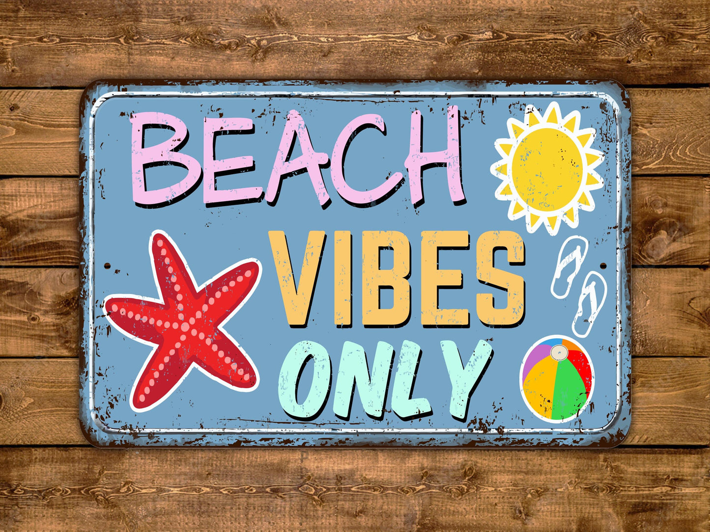 Beach Vibes Only Vintage Style