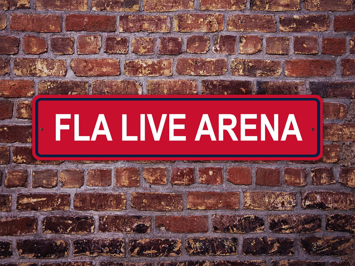 FLA Live Arena Street Sign Florida Panthers