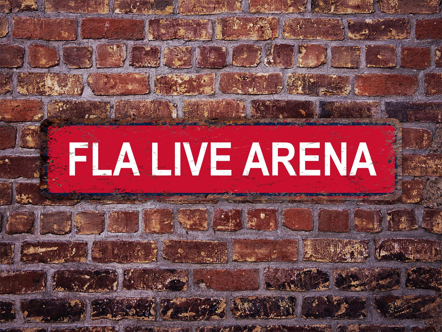 FLA Live Arena Street Sign Florida Panthers