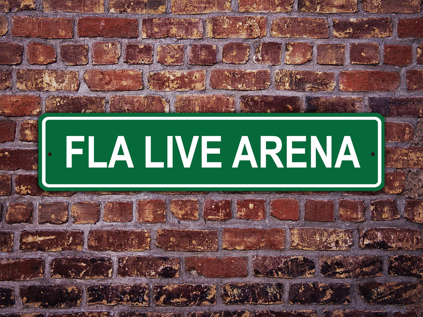 FLA Live Arena Street Sign Florida Panthers